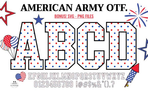 American Memorial Day Typeface for Editorial Design