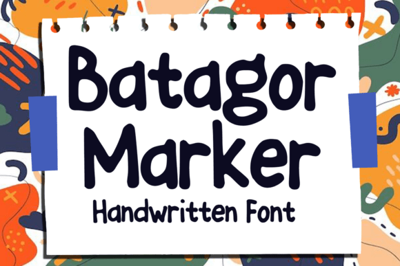 Batagor Marker: A Playful Handwritten Font for Brands