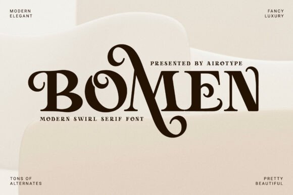 Bomen: A Modern Serif Font for Elegant Editorial Design