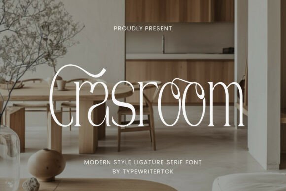 Crasroom Typeface: Elegant Serif for Branding