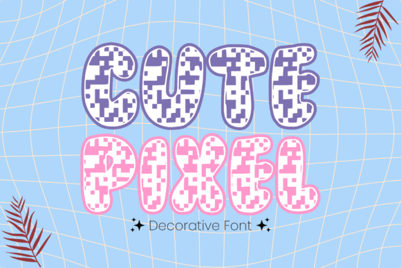 Cute Pixel: A Modern Decorative Typeface for Brands