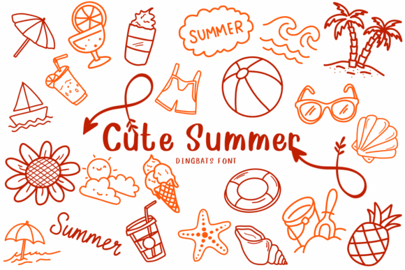 Cute Summer Font for Small Business Branding