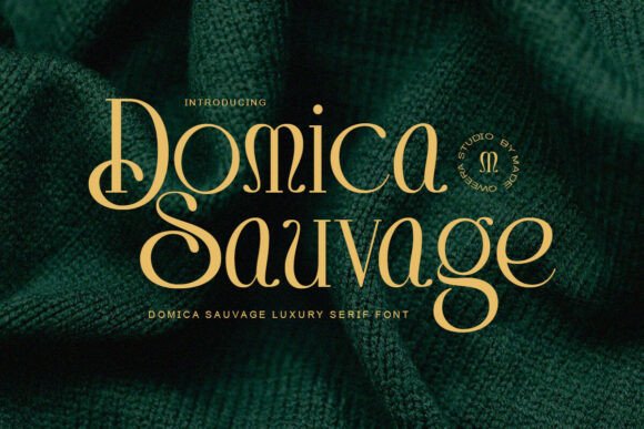 Domica Sauvage: Elegant Serif Font Review