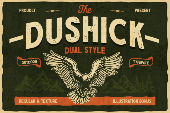 Dushick: The Bold Display Font for Makers