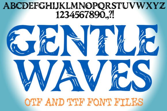 Gentle Waves Font for Digital Branding