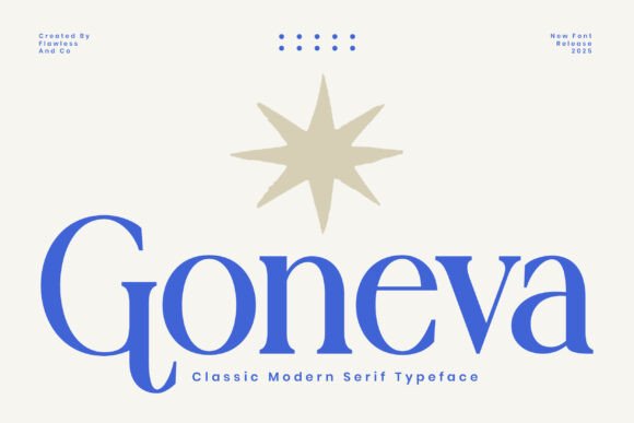 Goneva: A Modern Serif Font for Elegant Branding