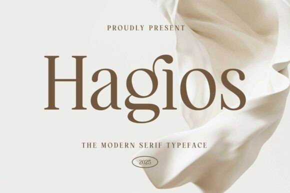 Hagios: The Modern Serif Font for Crafters