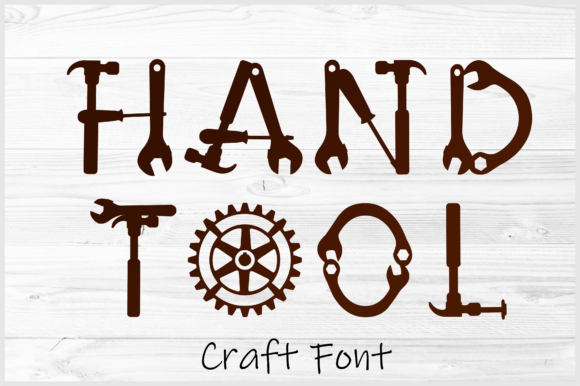Hand Tool Typeface for Editorial Design
