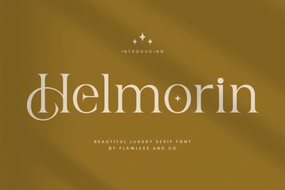 Helmorin: A Luxury Serif Font for Digital Elegance