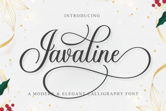 Javaline: The Elegant Script Font for Crafters