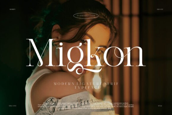 Migkon: The Elegant Serif Font for Modern Brands