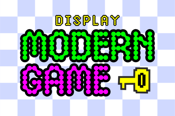Modern Game Typeface for Futuristic Branding