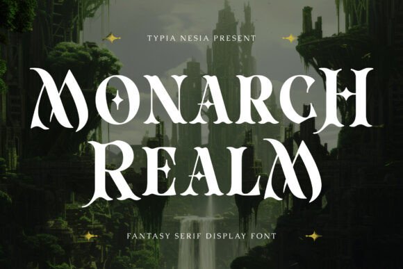 Monarch Realm Typeface for Editorial Design