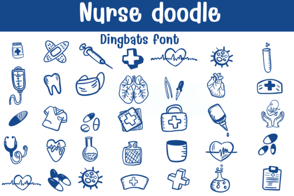 Nurse Doodle: A Sketchy Font for Creative Brands
