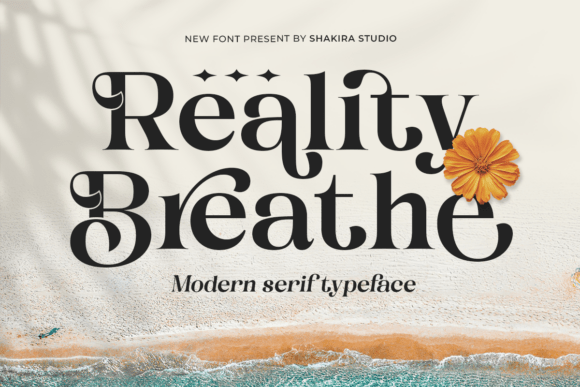 Reality Breathe: A Modern Serif Typeface for Crafters