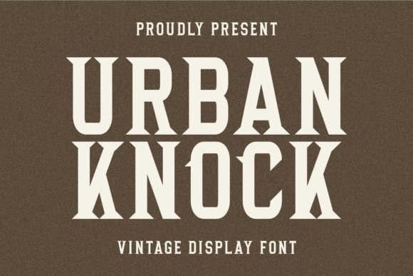 Urban Knock Font Review: A Bold Vintage Serif for Designers