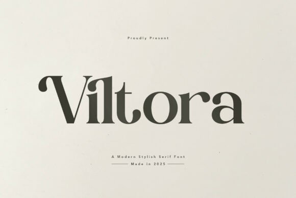 Viltora: A Modern Serif Typeface for Elegant Editorial Design